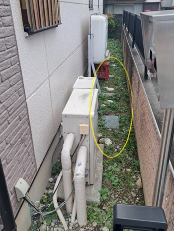 埼玉県秩父市O様の交換工事前、全体
