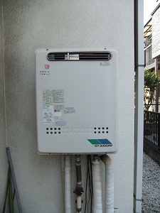 東京都青梅市H様のガス給湯器交換前、ノーリツGT-209SAW