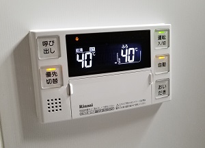 東京都国分寺市M様の交換工事後、浴室リモコンのBC-230V