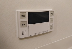 東京都八王子市H様の交換工事後、浴室リモコン（有線式）のBC-240V