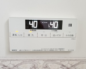 東京都練馬区K様の交換工事後、浴室リモコンのRC-J101SE