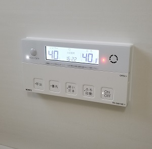 神奈川県川崎市S様の交換工事後、浴室リモコンのRC-G001SE-1