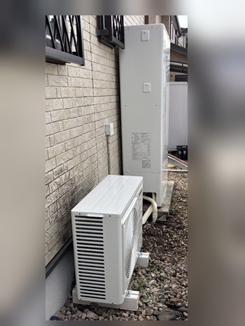 東京都小平市S様の交換工事後、コロナのCHP-E372AZ1