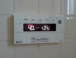 神奈川県横浜市Ｎ様　交換工事後　浴室リモコン　RC9101S