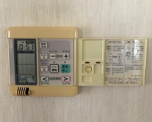 東京都三鷹市S様の床暖房リモコン、RCS-DSC-B-R60