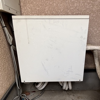 東京都小平市K様の改修工事前、三菱のヘッダーボックス、VPZ-8HB