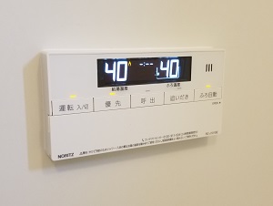 神奈川県横浜市T様の交換工事後、浴室リモコンのRC-J101SE