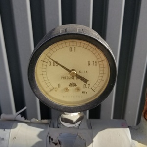 埼玉県川越市T様のエコヌクール、圧力計、加圧後