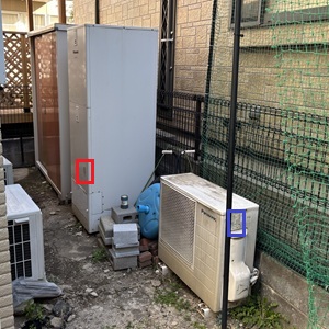 東京都東大和市O様の交換工事前、パナソニックのHE-K37BXS