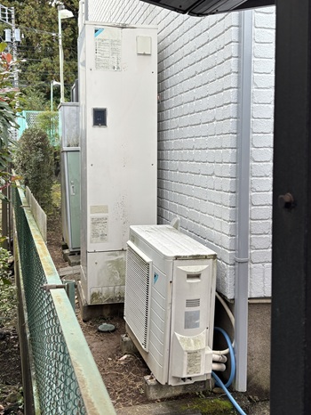 東大和市S様の交換工事前、ダイキンのEQ37GFCV