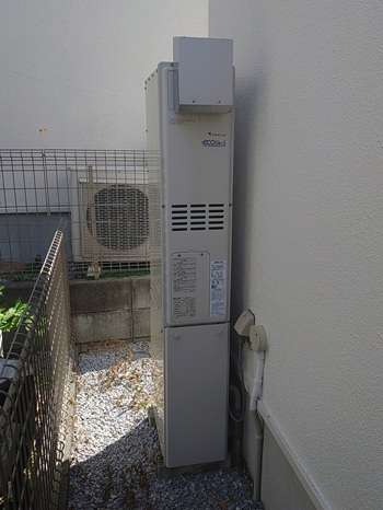 東京都東大和市A様の交換工事前、東京ガスのIT4212LRSSW3CM