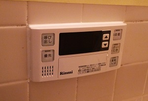 神奈川県川崎市Ｋ様　交換工事後　浴室リモコン