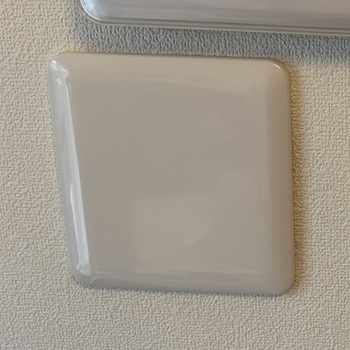 千葉県千葉市Y様の交換工事後、スイッチ化粧プレート