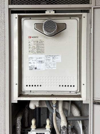 東京都国立市M様の交換工事前、ノーリツのふろ給湯器、GT-2450SAWX-T