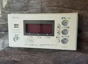 茨城県取手市T様の交換工事前、浴室リモコンのRC-8001SP