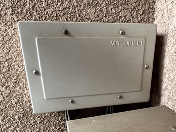 東京都小平市K様の改修工事前、三菱のコントロールボックス、VPZ-8SPW2
