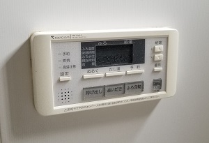 東京都国分寺市M様の交換工事前、浴室リモコンのXBR-A06A-V、（FC-660）