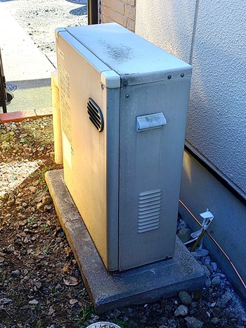 埼玉県秩父市O様の交換工事前、ノーリツのOTQ-4701SAY