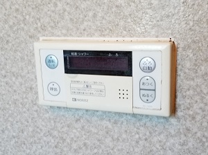 埼玉県熊谷市A様の交換工事前、浴室リモコンのRC-7101S