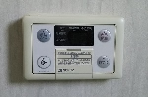 栃木県大田原市N様の交換前、浴室リモコン、ノーリツ　RC-6103S