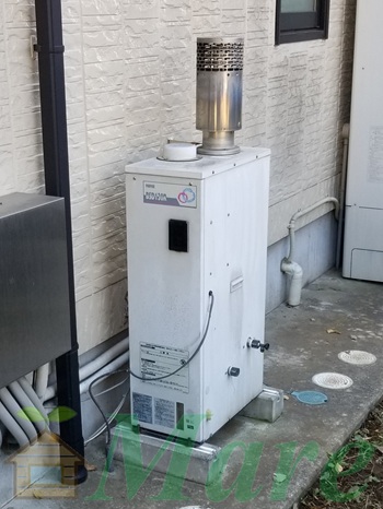 茨城県つくば市S様の交換工事前、パーパスのTP-BSD130R