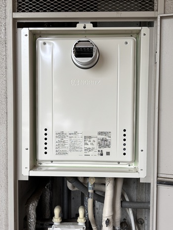 東京都国立市M様の交換工事後、ノーリツのふろ給湯器、GT-2470AW-T