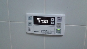 神奈川県横浜市S様　交換工事後　浴室リモコン
