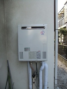 東京都青梅市H様のガス給湯器交換後、パーパスGX-2400ZW
