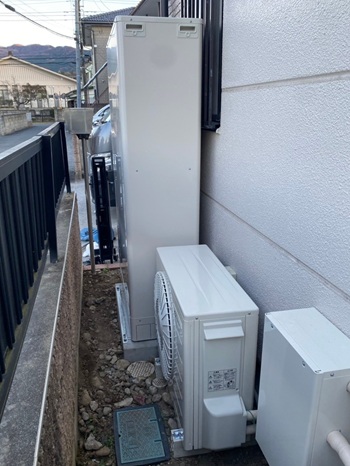 埼玉県秩父市O様の交換工事後、長府製作所のEHP-3704CXP