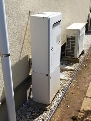 東京都東大和市Y様の交換工事前、東京ガスのIT4207ARSSW6CU